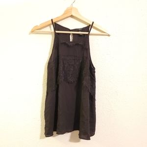 Forever21 Black Lace Tank